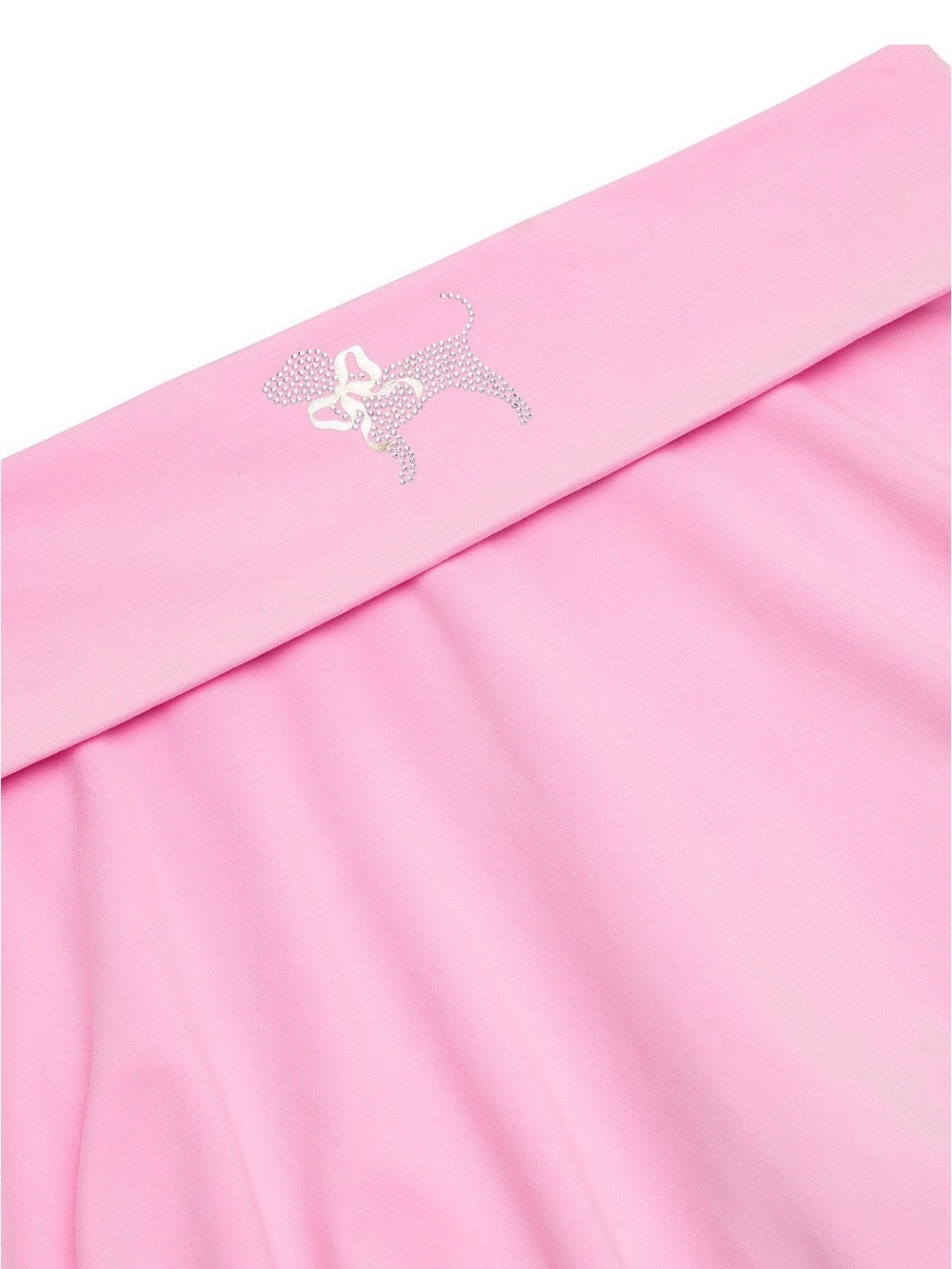 PINK x LoveShackFancy Cotton Foldover Flirty Skirt With Built-In Shorts 🎀✨ NWT! - Picture 3 of 4